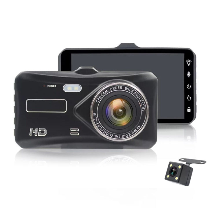 X97 4 inch Front and Rear Dual-recording HD 1080P Night Vision Driving Recorder Support Loop Recording / Parking Monitoring - Car DVRs by PMC TechLife | Online Shopping South Africa | PMC TechLife | Buy Now Pay Later Mobicred