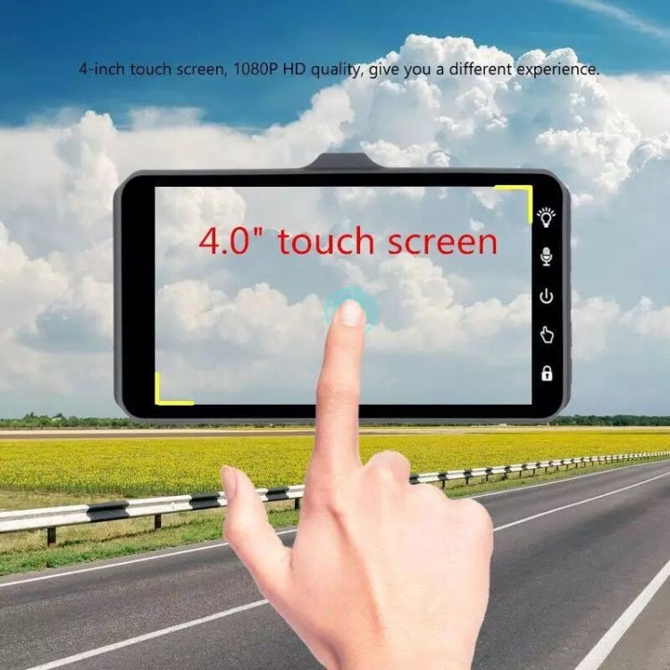 X97 4 inch Front and Rear Dual-recording HD 1080P Night Vision Driving Recorder Support Loop Recording / Parking Monitoring - Car DVRs by PMC TechLife | Online Shopping South Africa | PMC TechLife | Buy Now Pay Later Mobicred