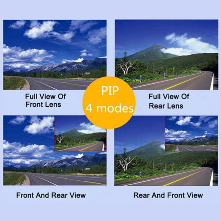 X97 4 inch Front and Rear Dual-recording HD 1080P Night Vision Driving Recorder Support Loop Recording / Parking Monitoring - Car DVRs by PMC TechLife | Online Shopping South Africa | PMC TechLife | Buy Now Pay Later Mobicred