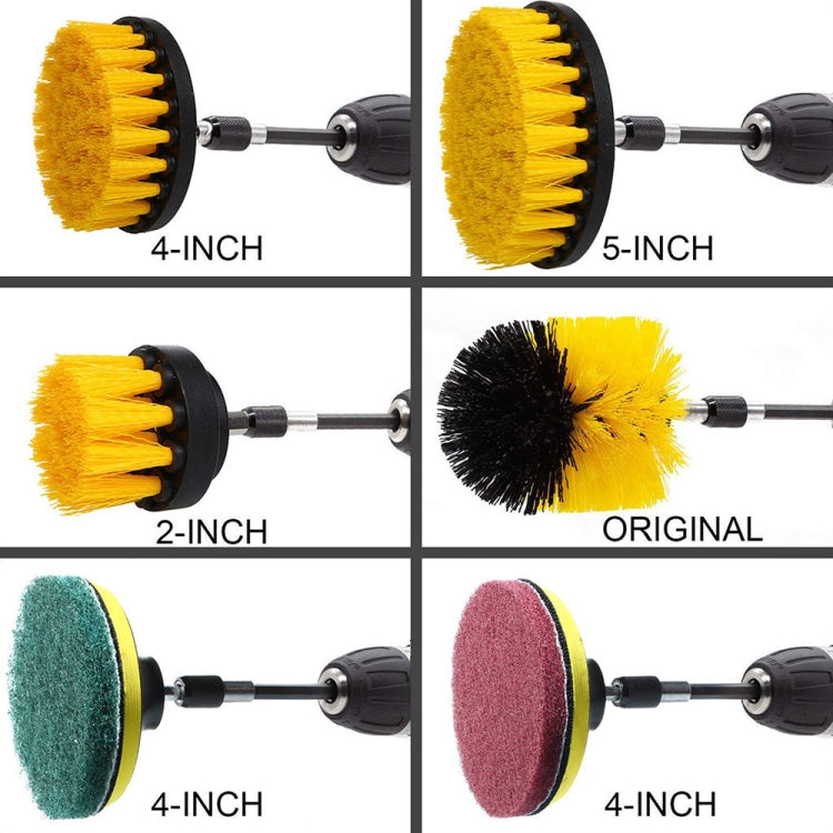 22 in 1 Floor Wall Window Glass Cleaning Descaling Electric Drill Brush Head Set - Sponges, Cloths & Brushes by PMC TechLife | Online Shopping South Africa | PMC TechLife | Buy Now Pay Later Mobicred