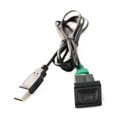 Car Center Console CD Reserved Position Modified 2.6x2.3cm USB Interface Conversion Cable Wiring Harness for Volkswagen / Audi / Skoda, Cable Length: 1m - Car Switches by PMC TechLife | Online Shopping South Africa | PMC TechLife | Buy Now Pay Later Mobicred