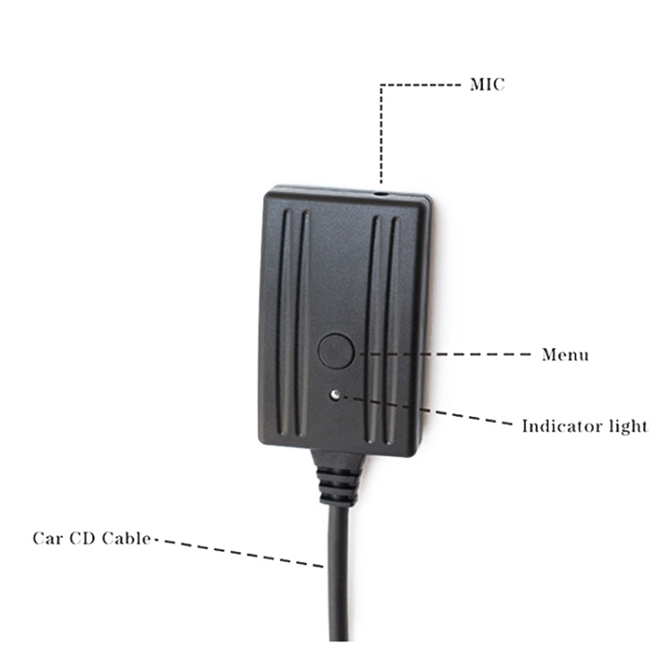 Car AUX Wireless Bluetooth Music Audio Cable + MIC Phone Control Change Song for Alpine KCE-236B 9870/9872 - DIY Cables by PMC TechLife | Online Shopping South Africa | PMC TechLife | Buy Now Pay Later Mobicred