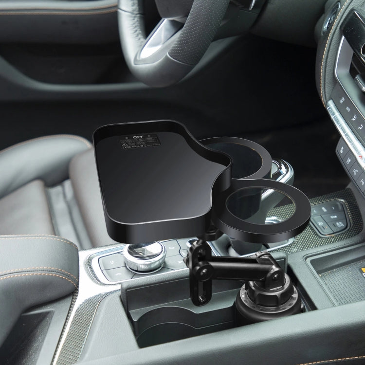 Car Multi-function Water Cup Holder with Wireless Charging Function - Car Drink Holders by PMC TechLife | Online Shopping South Africa | PMC TechLife | Buy Now Pay Later Mobicred