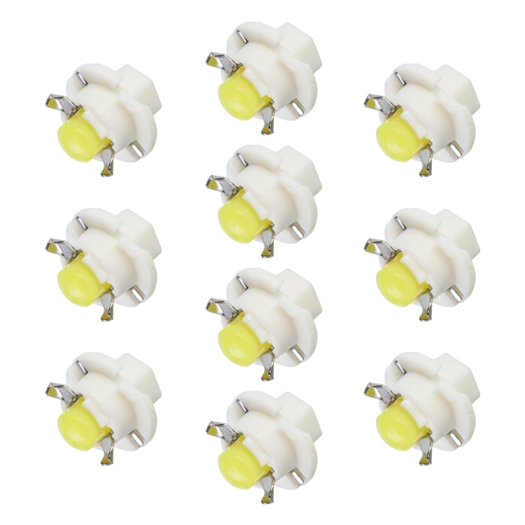 10 PCS B8.4 0.2W DC12V Wedge Instrument Panel COB LED Light Dashboard Gauge Cluster Indicator Lamp Bulb (White Light) - free shipping - PMC TechLife - Order now!