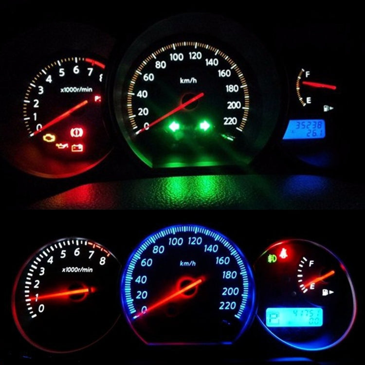 10 PCS B8.4 0.2W DC12V Wedge Instrument Panel COB LED Light Dashboard Gauge Cluster Indicator Lamp Bulb (White Light) - free shipping - PMC TechLife - Order now!