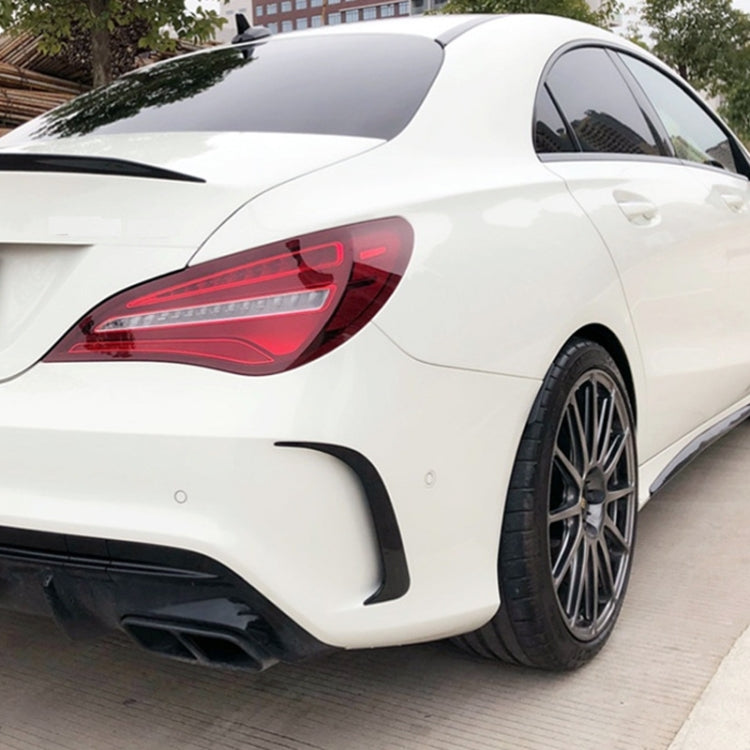 Car Rear Bumper Wind Knife Blade Decoration Sticker for Mercedes-Benz CLA200/220/250/260 (Carbon Fiber Black) - free shipping - PMC TechLife - Order now!
