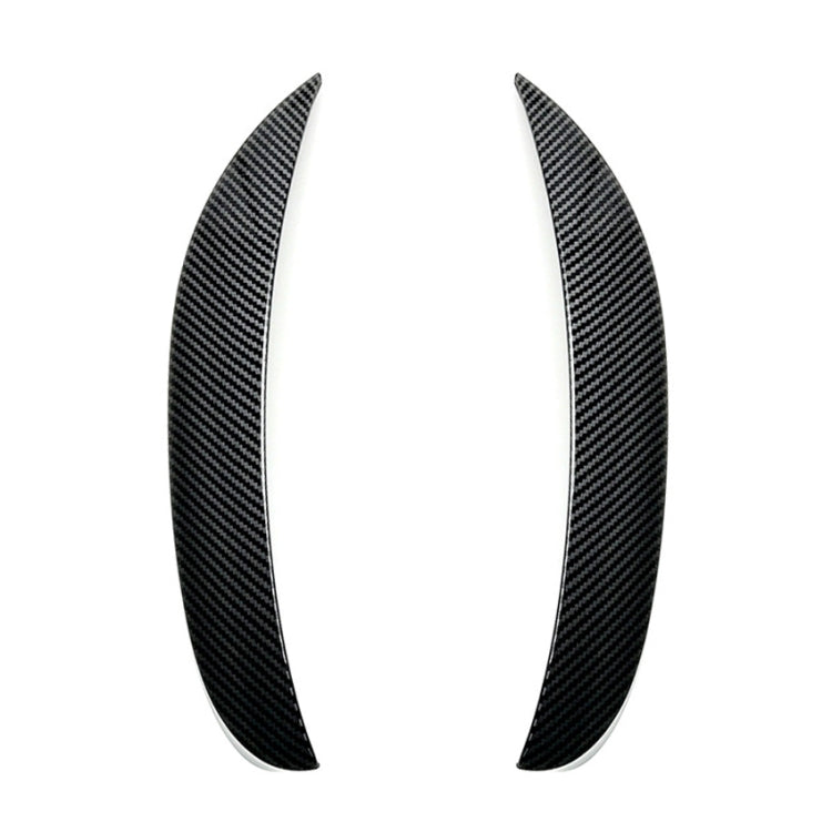 Car Front Wind Knife Decoration Sticker Strip for Mercedes-Benz C Class C180L/C260L/C300L (Carbon Fiber Black) - Decorative Strip by PMC TechLife | Online Shopping South Africa | PMC TechLife | Buy Now Pay Later Mobicred