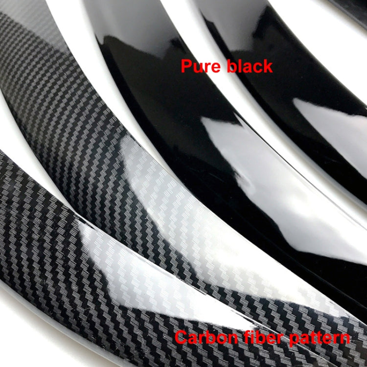 Car Front Wind Knife Decoration Sticker Strip for Mercedes-Benz C Class C180L/C260L/C300L (Carbon Fiber Black) - Decorative Strip by PMC TechLife | Online Shopping South Africa | PMC TechLife | Buy Now Pay Later Mobicred