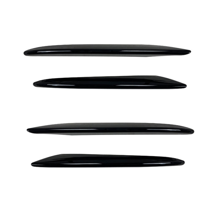 Car Front Bumper AMG Air Inlet Grille Decoration Sticker Strip for Mercedes-Benz E Class W213 2016-2020/E200/E260/E300 (Black) - Decorative Strip by PMC TechLife | Online Shopping South Africa | PMC TechLife | Buy Now Pay Later Mobicred