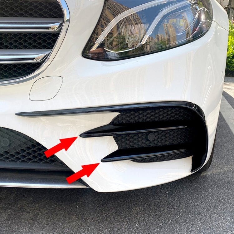 Car Front Bumper AMG Air Inlet Grille Decoration Sticker Strip for Mercedes-Benz E Class W213 2016-2020/E200/E260/E300 (Mirror) - Decorative Strip by PMC TechLife | Online Shopping South Africa | PMC TechLife | Buy Now Pay Later Mobicred