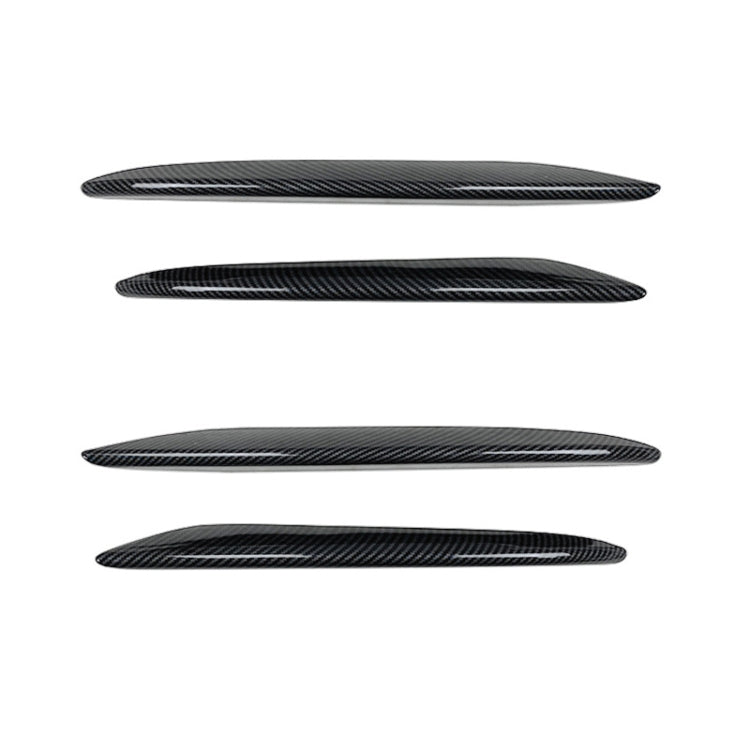 Car Front Bumper AMG Air Inlet Grille Decoration Sticker Strip for Mercedes-Benz E Class W213 2016-2020/E200/E260/E300 (Carbon Fiber Black) - Decorative Strip by PMC TechLife | Online Shopping South Africa | PMC TechLife | Buy Now Pay Later Mobicred