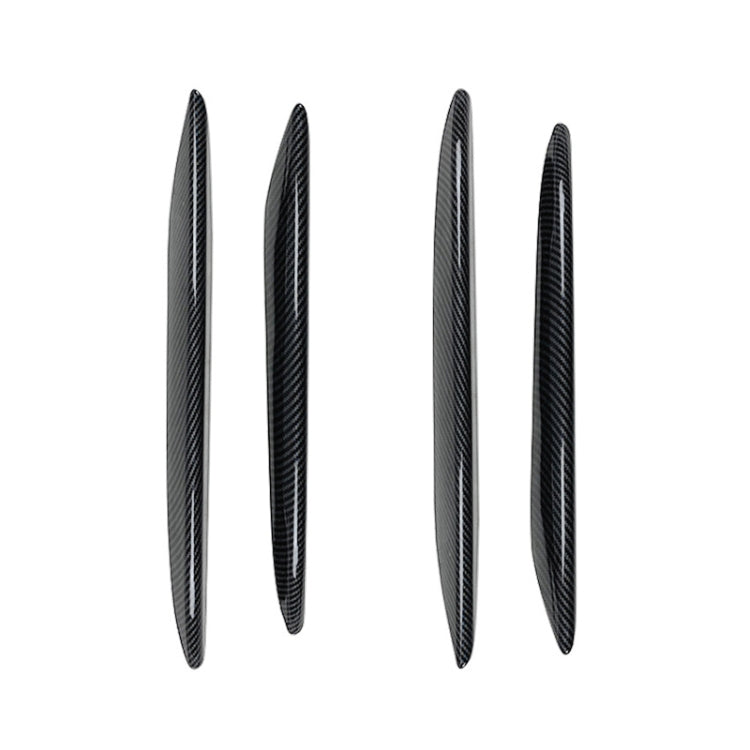 Car Front Bumper AMG Air Inlet Grille Decoration Sticker Strip for Mercedes-Benz E Class W213 2016-2020/E200/E260/E300 (Carbon Fiber Black) - Decorative Strip by PMC TechLife | Online Shopping South Africa | PMC TechLife | Buy Now Pay Later Mobicred