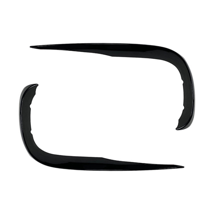 Car Front Wind Knife Decoration Sticker Strip for Mercedes-Benz E Class W213 2016-2020/E200/E260/E300 (Black) - Decorative Strip by PMC TechLife | Online Shopping South Africa | PMC TechLife | Buy Now Pay Later Mobicred