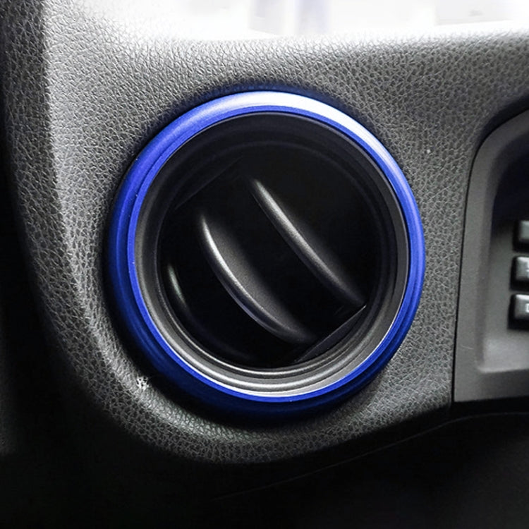 2 PCS Car Air Conditioner Air Outlet Decorative Ring for Subaru BRZ Outback / Toyota 86(Blue) - free shipping - PMC TechLife - Order now!