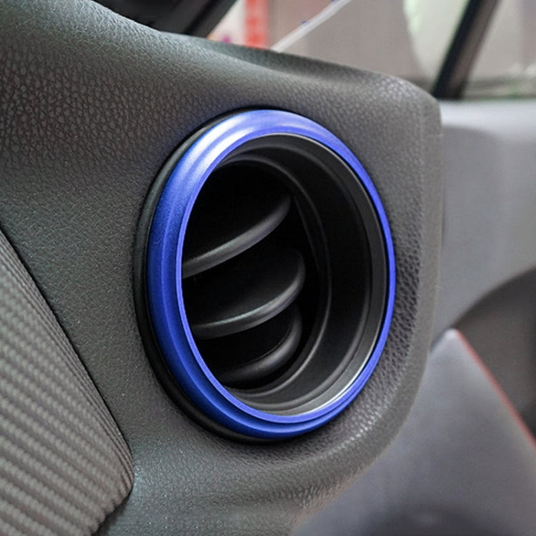 2 PCS Car Air Conditioner Air Outlet Decorative Ring for Subaru BRZ Outback / Toyota 86(Blue) - free shipping - PMC TechLife - Order now!