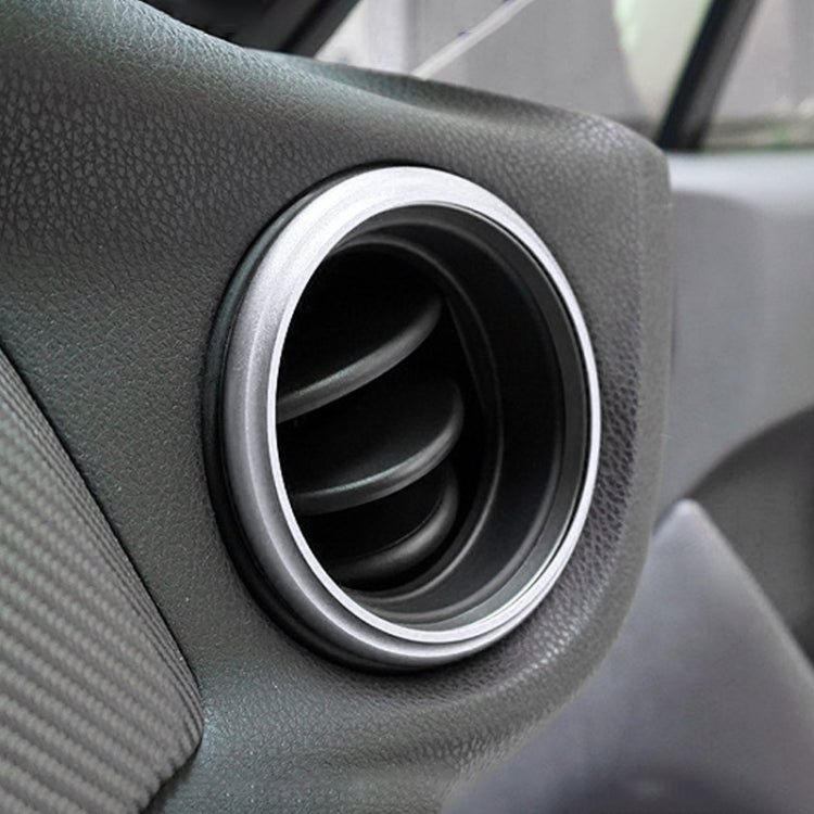 2 PCS Car Air Conditioner Air Outlet Decorative Ring for Subaru BRZ Outback / Toyota 86(Silver) - Decoration Rings by PMC TechLife | Online Shopping South Africa | PMC TechLife | Buy Now Pay Later Mobicred