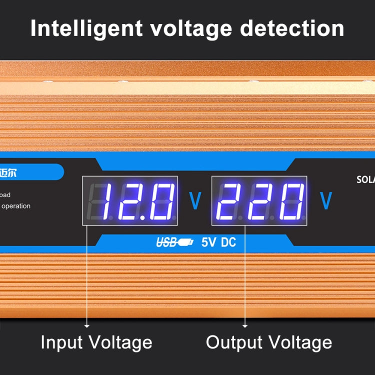Carmaer Modified Sine Wave 48V to 220V 500W Car Multi-function Double Digital Display Inverter Household Power Converter - Modified Square Wave by PMC TechLife | Online Shopping South Africa | PMC TechLife | Buy Now Pay Later Mobicred