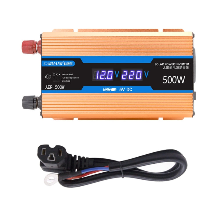 Carmaer Modified Sine Wave 60V to 220V 500W Car Multi-function Double Digital Display Inverter Household Power Converter - Modified Square Wave by PMC TechLife | Online Shopping South Africa | PMC TechLife | Buy Now Pay Later Mobicred
