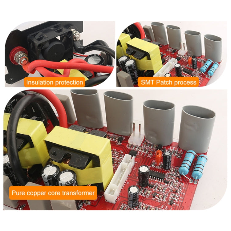 Carmaer 12V to 220V 3000W Intelligent Fan Car Double Digital Display Inverter Household Power Converter - Modified Square Wave by PMC TechLife | Online Shopping South Africa | PMC TechLife | Buy Now Pay Later Mobicred
