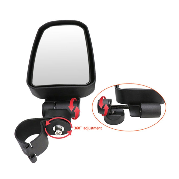 Pair All-terrain Vehicles Wide Field View 1.75 inch Rearview Mirror Side Reflector Mirror for UTV / ATV - Side Mirrors by PMC TechLife | Online Shopping South Africa | PMC TechLife | Buy Now Pay Later Mobicred