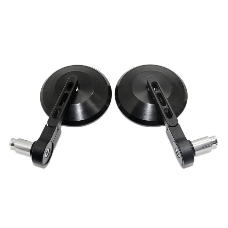 SF-158 Motorcycle Round Blue Glass Adjustable Rearview Mirror Handle Reflective Mirror - Side Mirrors by PMC TechLife | Online Shopping South Africa | PMC TechLife | Buy Now Pay Later Mobicred