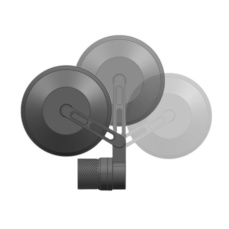 SF-158 Motorcycle Round Blue Glass Adjustable Rearview Mirror Handle Reflective Mirror - Side Mirrors by PMC TechLife | Online Shopping South Africa | PMC TechLife | Buy Now Pay Later Mobicred