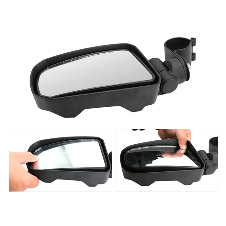Pair All-terrain Vehicles Wide Field View 2.0 inch Rearview Mirror Side Reflector Mirror for UTV / ATV - Side Mirrors by PMC TechLife | Online Shopping South Africa | PMC TechLife | Buy Now Pay Later Mobicred
