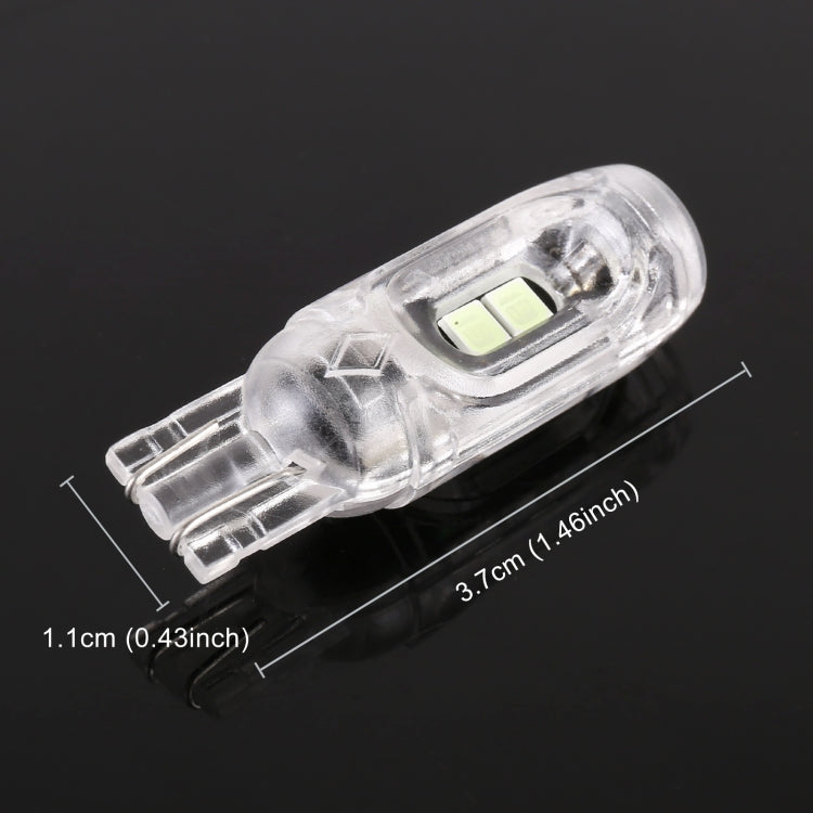 10 PCS T10 DC12V / 1W Car Clearance Light 5LEDs SMD-3030 Lamp Beads (Ice Blue Light) - Clearance Lights by PMC TechLife | Online Shopping South Africa | PMC TechLife | Buy Now Pay Later Mobicred