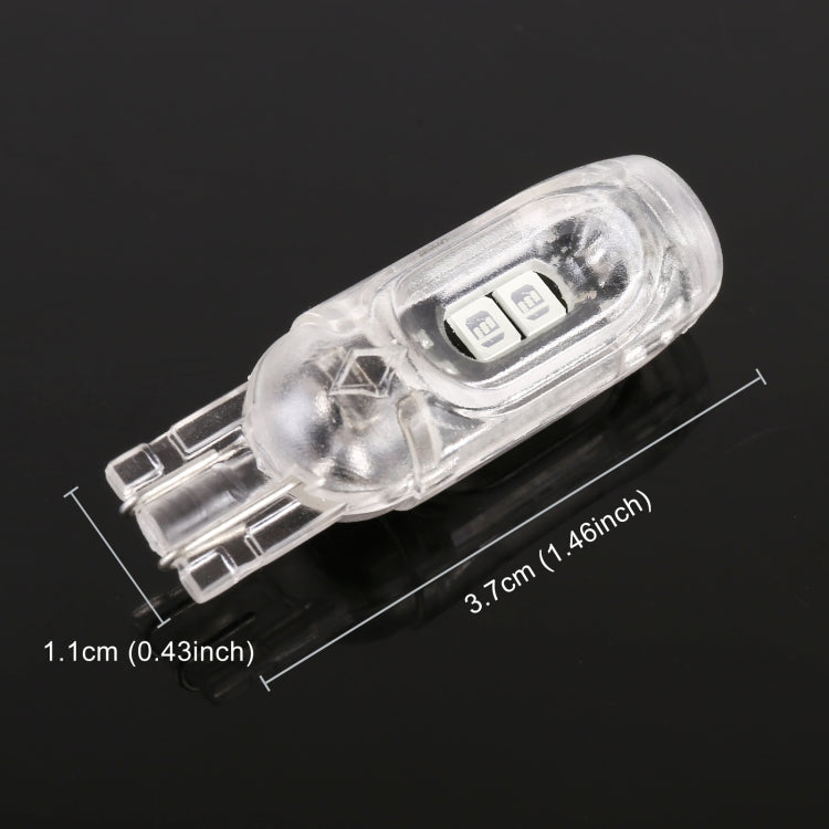 10 PCS T10 DC12V / 1W Car Clearance Light 5LEDs SMD-3030 Lamp Beads (Blue Light) - Clearance Lights by PMC TechLife | Online Shopping South Africa | PMC TechLife | Buy Now Pay Later Mobicred