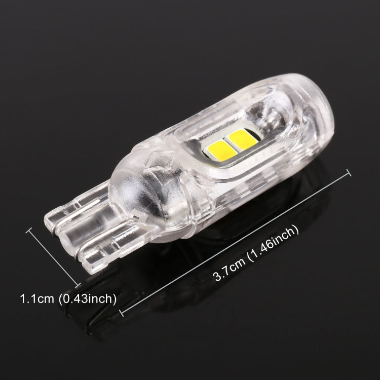 10 PCS T10 DC12V / 1W Car Clearance Light 5LEDs SMD-3030 Lamp Beads (White Light) - Clearance Lights by PMC TechLife | Online Shopping South Africa | PMC TechLife | Buy Now Pay Later Mobicred