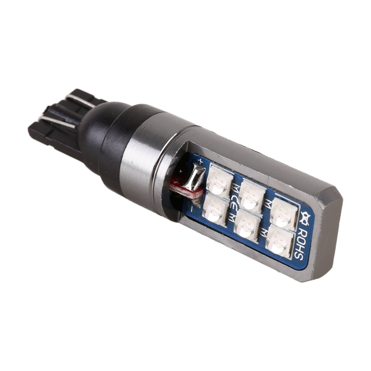 4 PCS T10 DC12V / 4W Car Clearance Light 12LEDs SMD-3030 Lamp Beads (Blue Light) - free shipping - PMC TechLife - Order now!