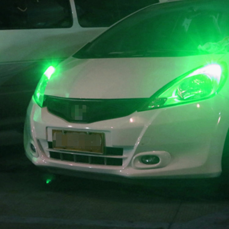 2 PCS T10 DC12V / 6.5W Car Clearance Light 15LEDs SMD-3030 Lamp Beads (Green Light) - Clearance Lights by PMC TechLife | Online Shopping South Africa | PMC TechLife | Buy Now Pay Later Mobicred