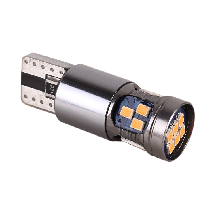 4 PCS T10 DC12V / 2.5W Car Clearance Light 18LEDs SMD-3020 Lamp Beads(Yellow Light) - Clearance Lights by PMC TechLife | Online Shopping South Africa | PMC TechLife | Buy Now Pay Later Mobicred