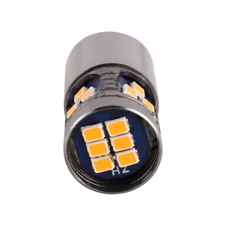 4 PCS T10 DC12V / 2.5W Car Clearance Light 18LEDs SMD-3020 Lamp Beads(Yellow Light) - Clearance Lights by PMC TechLife | Online Shopping South Africa | PMC TechLife | Buy Now Pay Later Mobicred