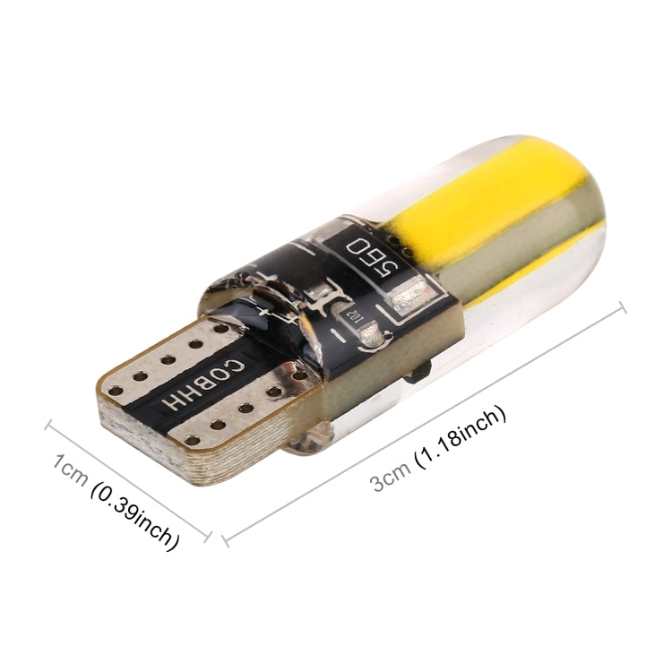 10 PCS T10 DC12V / 1W Car Clearance Light COB Lamp Beads (Yellow Light) - free shipping - PMC TechLife - Order now!