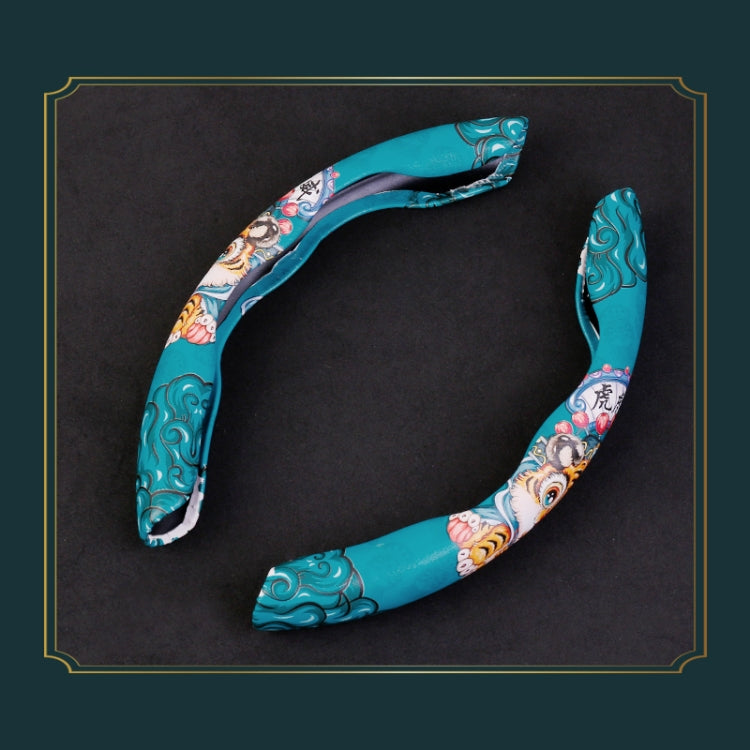 Car Universal China-Chic Relief Steering Wheel Cover (Tiger) - Steering Wheel Accessories by PMC TechLife | Online Shopping South Africa | PMC TechLife | Buy Now Pay Later Mobicred