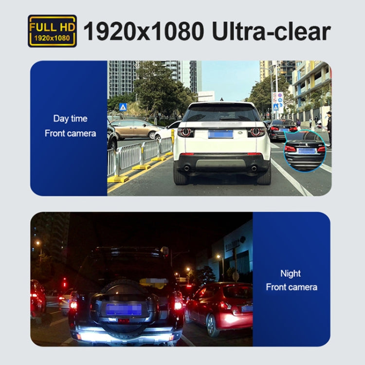 F22 3.16 inch 1080P HD Night Vision WiFi Connected Driving Recorder with In-car View Camera - Car DVRs by PMC TechLife | Online Shopping South Africa | PMC TechLife | Buy Now Pay Later Mobicred