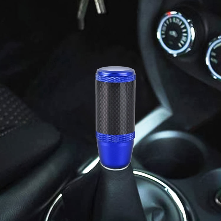 Universal Car Carbon Fiber Metal Gear Shift Knob (Blue) - Shift Knob by PMC TechLife | Online Shopping South Africa | PMC TechLife | Buy Now Pay Later Mobicred
