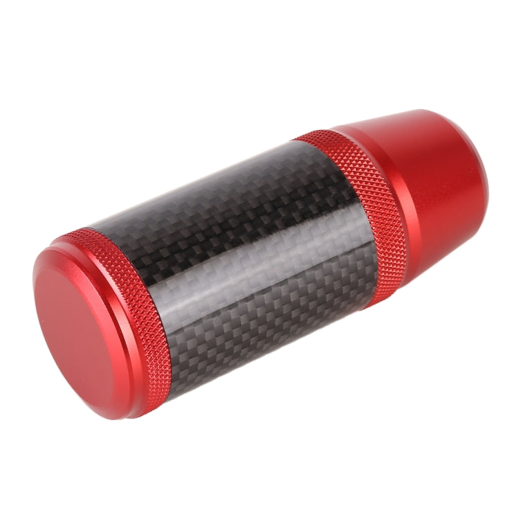 Universal Car Carbon Fiber Metal Gear Shift Knob (Red) - Shift Knob by PMC TechLife | Online Shopping South Africa | PMC TechLife | Buy Now Pay Later Mobicred