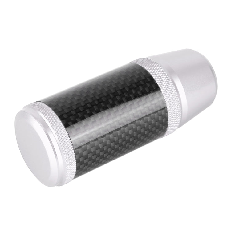 Universal Car Carbon Fiber Metal Gear Shift Knob (Silver) - Shift Knob by PMC TechLife | Online Shopping South Africa | PMC TechLife | Buy Now Pay Later Mobicred
