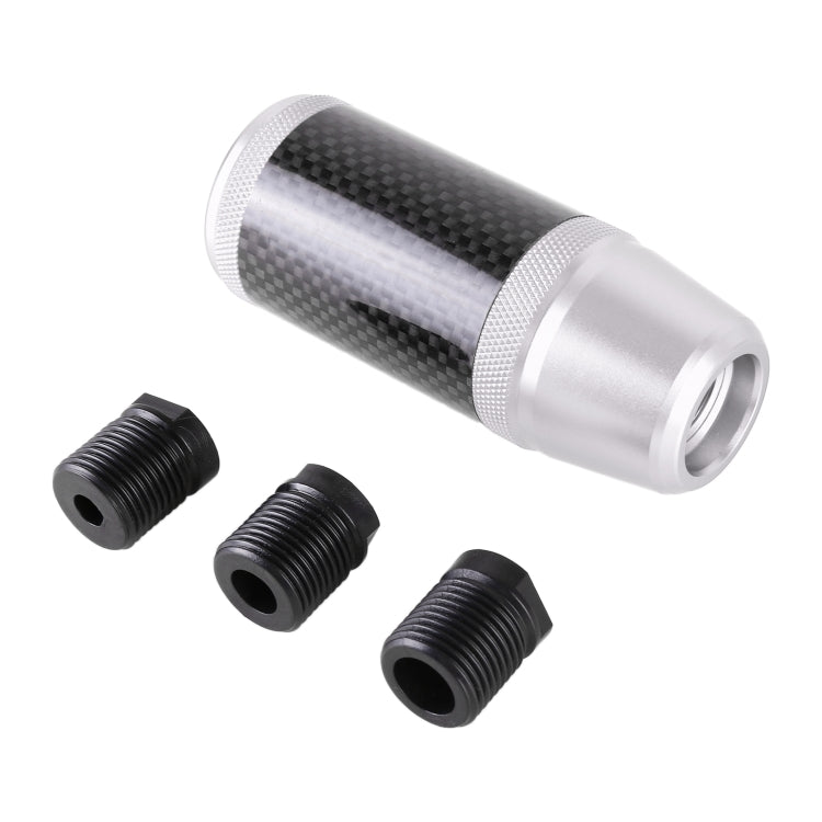 Universal Car Carbon Fiber Metal Gear Shift Knob (Silver) - Shift Knob by PMC TechLife | Online Shopping South Africa | PMC TechLife | Buy Now Pay Later Mobicred
