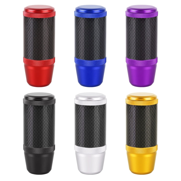 Universal Car Carbon Fiber Metal Gear Shift Knob (Purple) - Shift Knob by PMC TechLife | Online Shopping South Africa | PMC TechLife | Buy Now Pay Later Mobicred