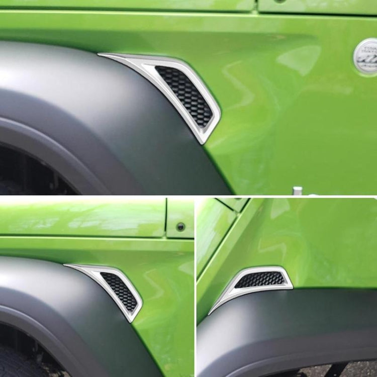 Car Fender Side Air Outlet Decorative Panel for Jeep Wrangler JL 2018-2020 (Red) - Decorative Sticker by PMC TechLife | Online Shopping South Africa | PMC TechLife | Buy Now Pay Later Mobicred