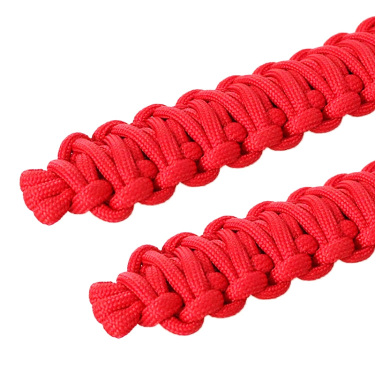Pair Car Door Limit Braided Rope Strap for Jeep Wrangler (Red) - Other Tools by PMC TechLife | Online Shopping South Africa | PMC TechLife | Buy Now Pay Later Mobicred