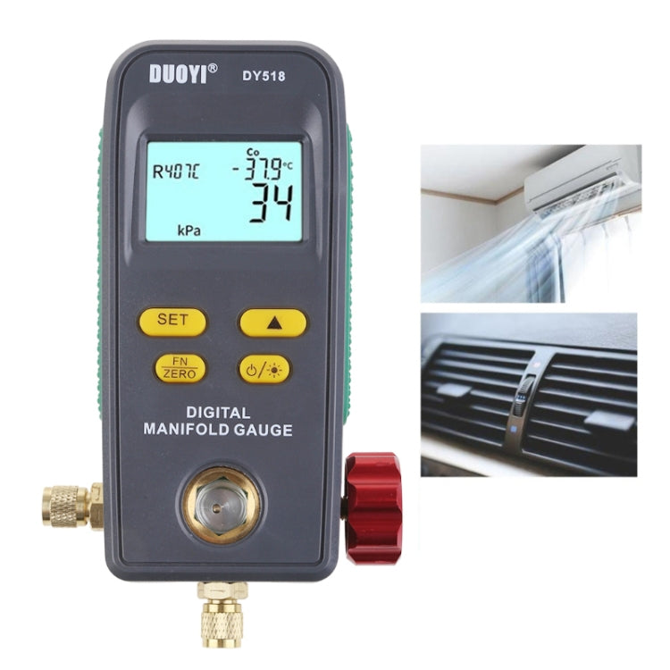 DUOYI DY518 Car Air Conditioning Repair Electronic Refrigerant Meter Air Conditioning Fluoride Meter - free shipping - PMC TechLife - Order now!