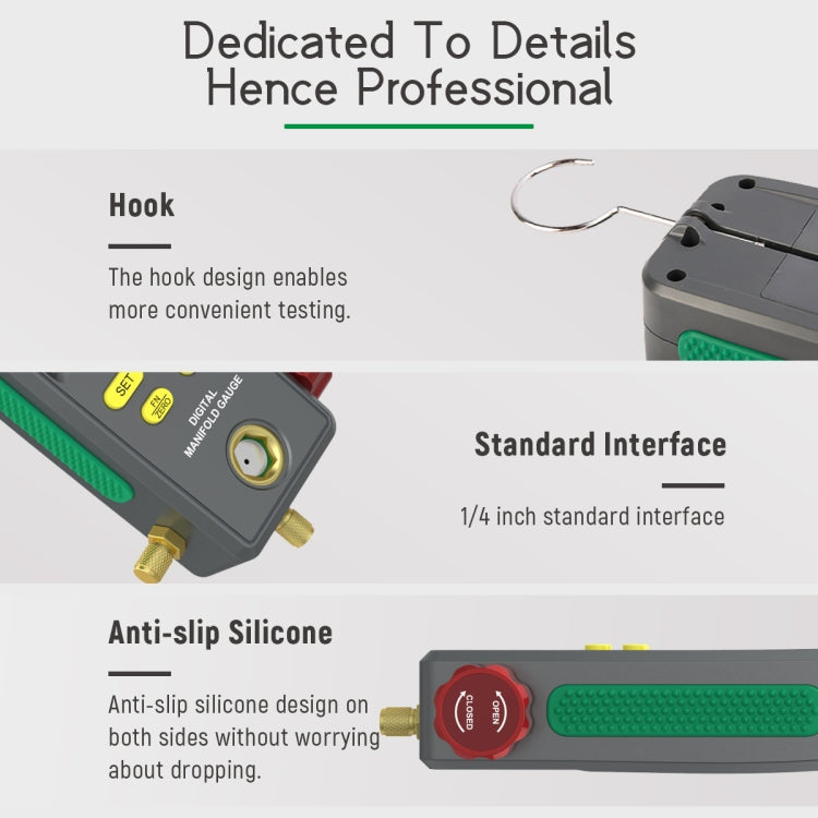 DUOYI DY518 Car Air Conditioning Repair Electronic Refrigerant Meter Air Conditioning Fluoride Meter - free shipping - PMC TechLife - Order now!