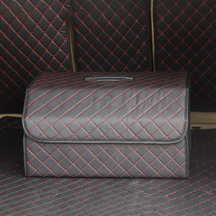 Car Trunk Foldable Storage Box, Checkered Large Size: 54 x 32 x 30cm (Black Red) - Stowing Tidying by PMC TechLife | Online Shopping South Africa | PMC TechLife | Buy Now Pay Later Mobicred