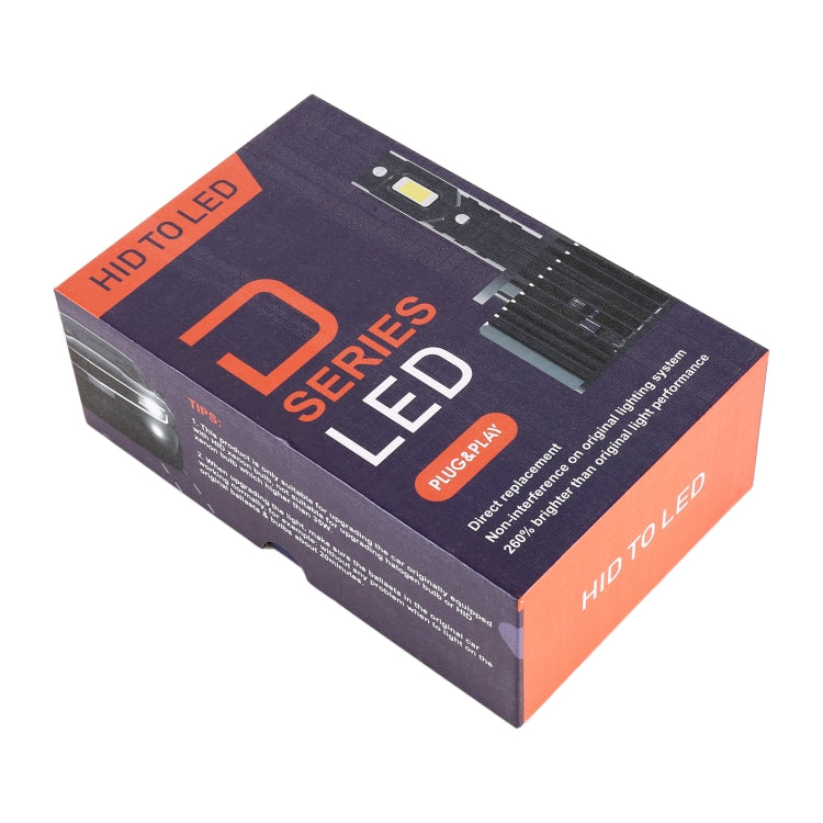 1 Pair D Series D2 Car HID Ballast to LED Headlight DC12V 35W 6000K 7000LM, 7040 Lamp Bead - LED Headlamps by PMC TechLife | Online Shopping South Africa | PMC TechLife | Buy Now Pay Later Mobicred