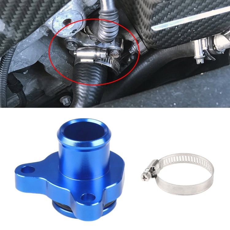 Car Water Hose Joint Pipe Adaptor with Clamps 11537541992 for BMW 335i (Blue) - Engine Fittings by PMC TechLife | Online Shopping South Africa | PMC TechLife | Buy Now Pay Later Mobicred