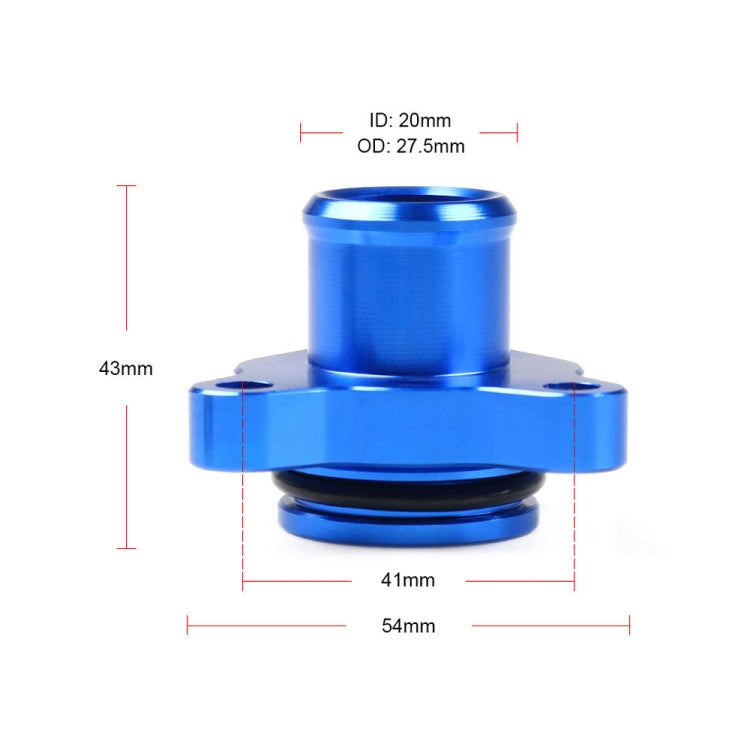 Car Water Hose Joint Pipe Adaptor with Clamps 11537541992 for BMW 335i (Blue) - Engine Fittings by PMC TechLife | Online Shopping South Africa | PMC TechLife | Buy Now Pay Later Mobicred
